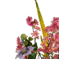 COCOmaison Kunstbloemen En -Planten>Cherry blossom spray H120cm - Roze
