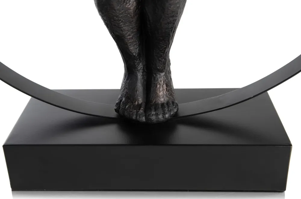 COCOmaison Beelden>Circle Man beeld H58cm - Zwart