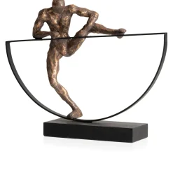 COCOmaison Beelden>Climbing beeld H33cm - Goud