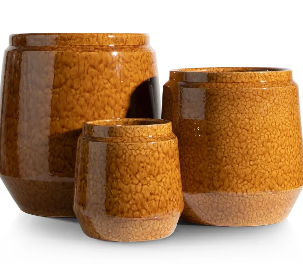 COCOmaison Potten En Bloempotten>Dalila pot H36cm - bruin