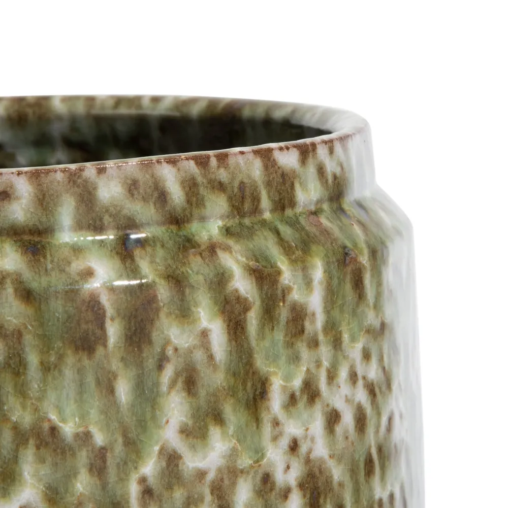 COCOmaison Potten En Bloempotten>Dalila pot H28cm - Groen