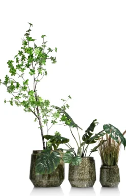 COCOmaison Potten En Bloempotten>Dalila pot H28cm - Groen