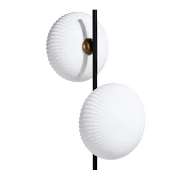 COCOmaison Vloerlampen>David vloerlamp 2*G9 - Zwart / antraciet