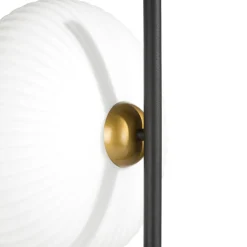 COCOmaison Vloerlampen>David vloerlamp 2*G9 - Zwart / antraciet