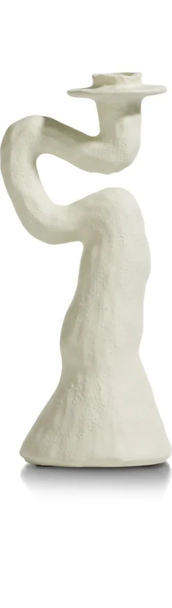 COCOmaison Kandelaars En Kaarsenhouders>Debra kandelaar H30cm - Cremekleurig