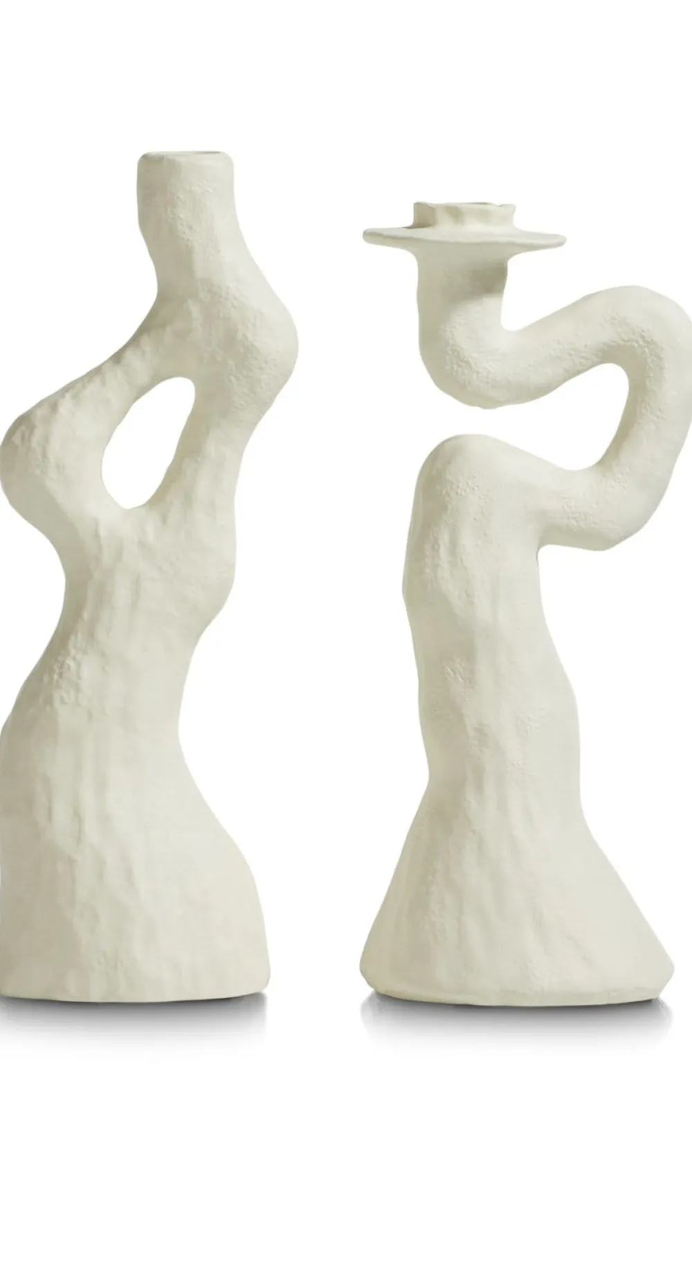 COCOmaison Kandelaars En Kaarsenhouders>Debra kandelaar H30cm - Cremekleurig