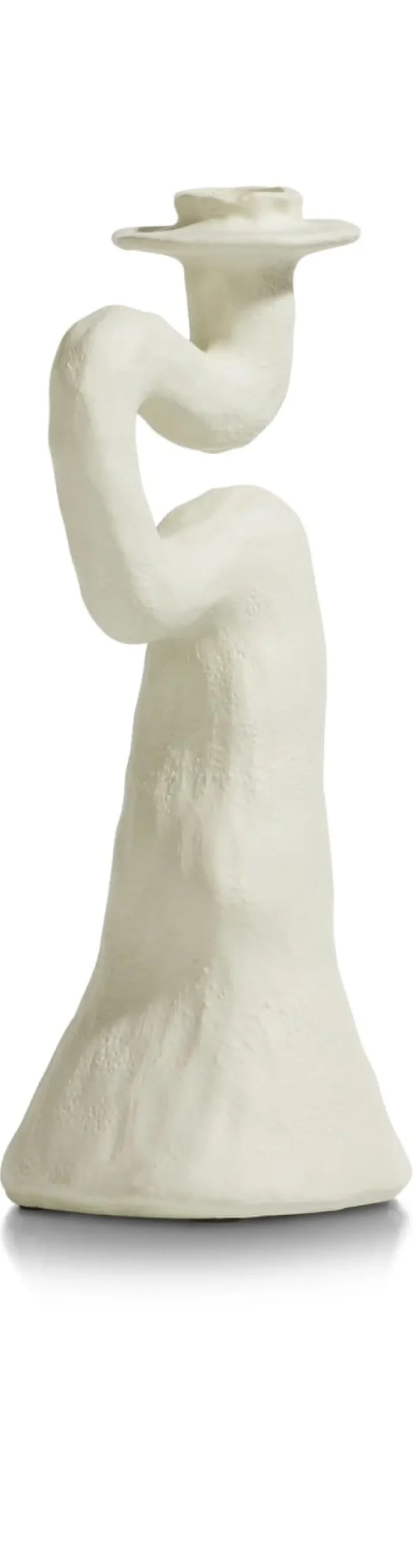 COCOmaison Kandelaars En Kaarsenhouders>Debra kandelaar H30cm - Cremekleurig