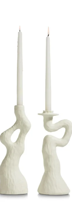 COCOmaison Kandelaars En Kaarsenhouders>Debra kandelaar H30cm - Cremekleurig