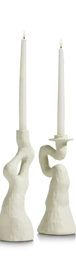 COCOmaison Vazen>Debra vaas H32cm - Cremekleurig