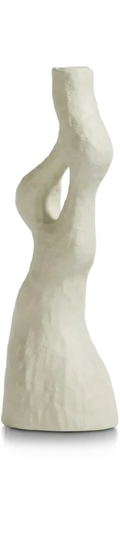 COCOmaison Vazen>Debra vaas H32cm - Cremekleurig