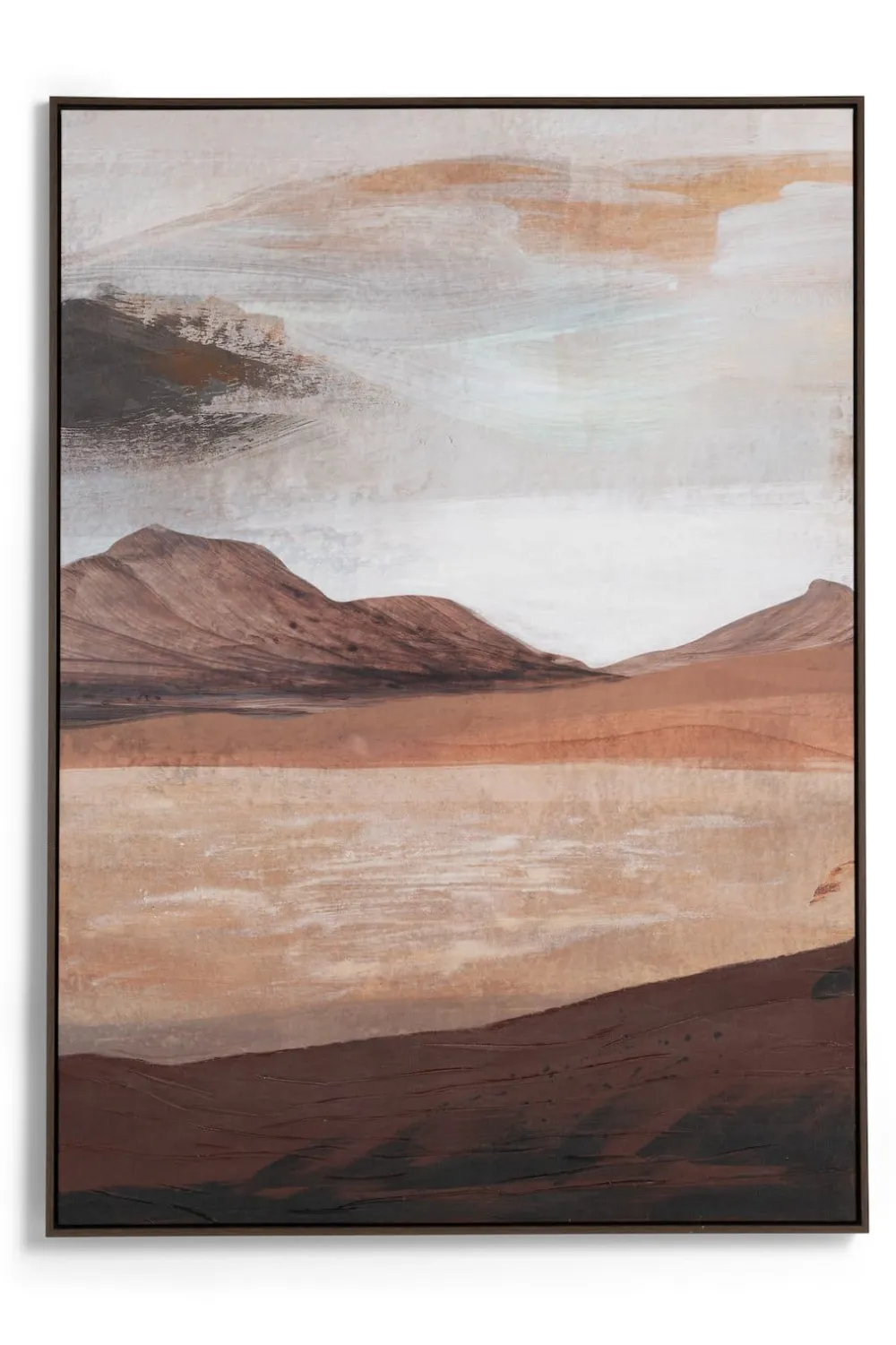 COCOmaison Schilderijen>Desert schilderij 100x140cm - Bruin