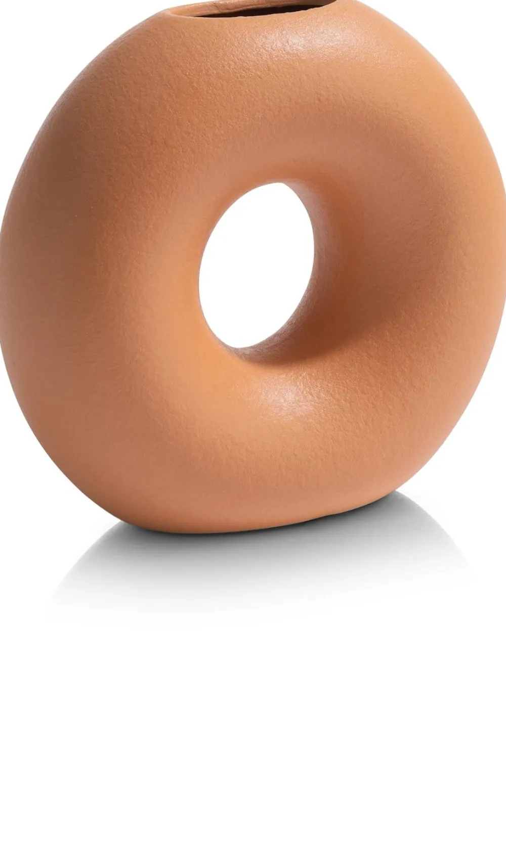 COCOmaison Vazen>Donut vaas H22cm - Oranje