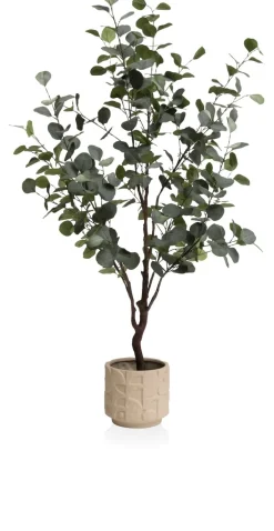 COCOmaison Kunstbloemen En -Planten>Eucalyptus Tree kunstplant H140cm - Groen