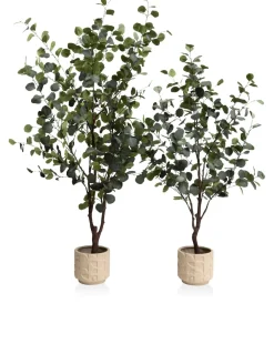 COCOmaison Kunstbloemen En -Planten>Eucalyptus Tree kunstplant H140cm - Groen