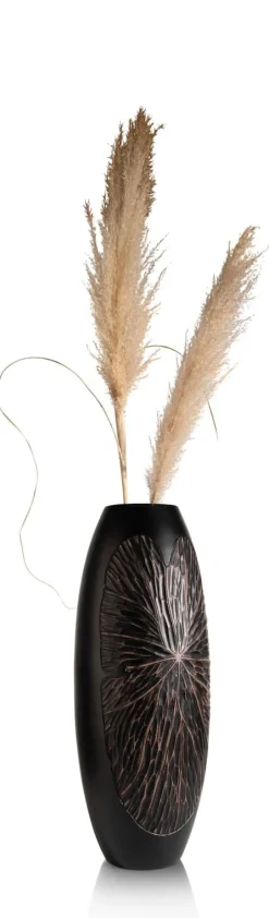 COCOmaison Vazen>Faye vaas H75cm - Zwart