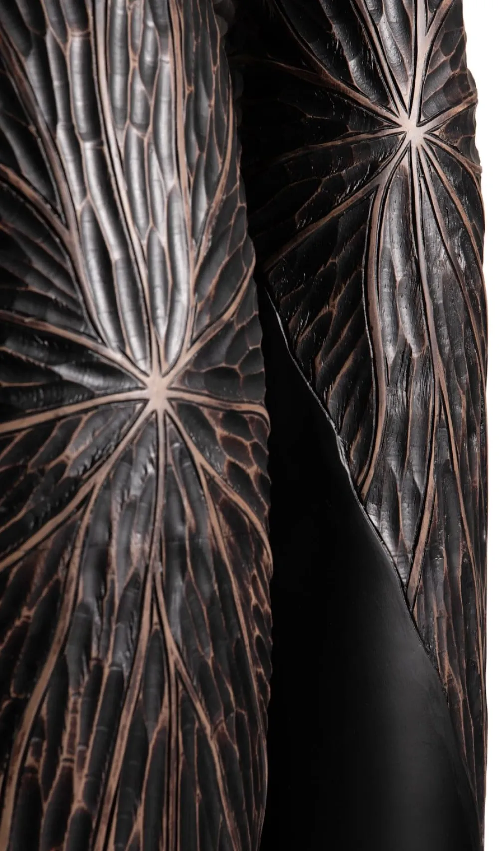COCOmaison Vazen>Faye vaas H107cm - Zwart