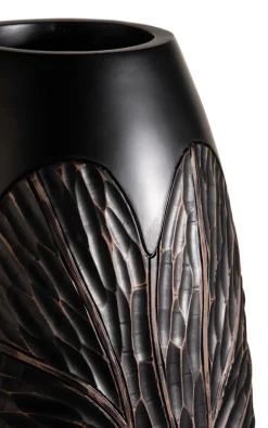 COCOmaison Vazen>Faye vaas H107cm - Zwart