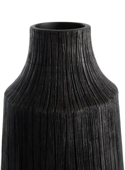 COCOmaison Vazen>Finn vaas H50cm - Zwart