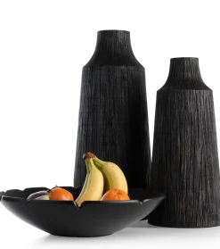 COCOmaison Vazen>Finn vaas H50cm - Zwart