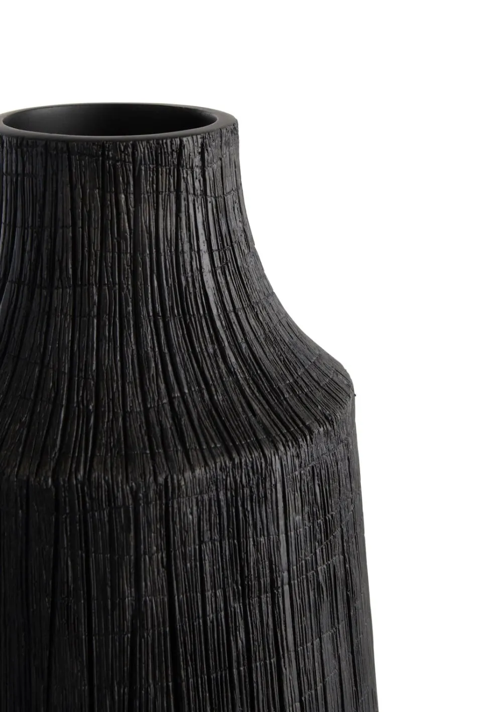 COCOmaison Vazen>Finn vaas H50cm - Zwart