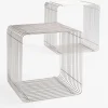 COCOmaison Wand- En Boekenrekken|Wandrekken En Wandplanken>Gus set van 2 wandrekken H35-40cm - Zilver