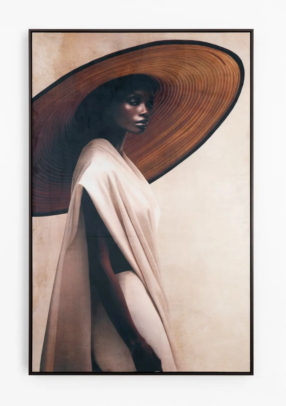 COCOmaison Schilderijen>Holly schilderij 90x140cm - Bruin