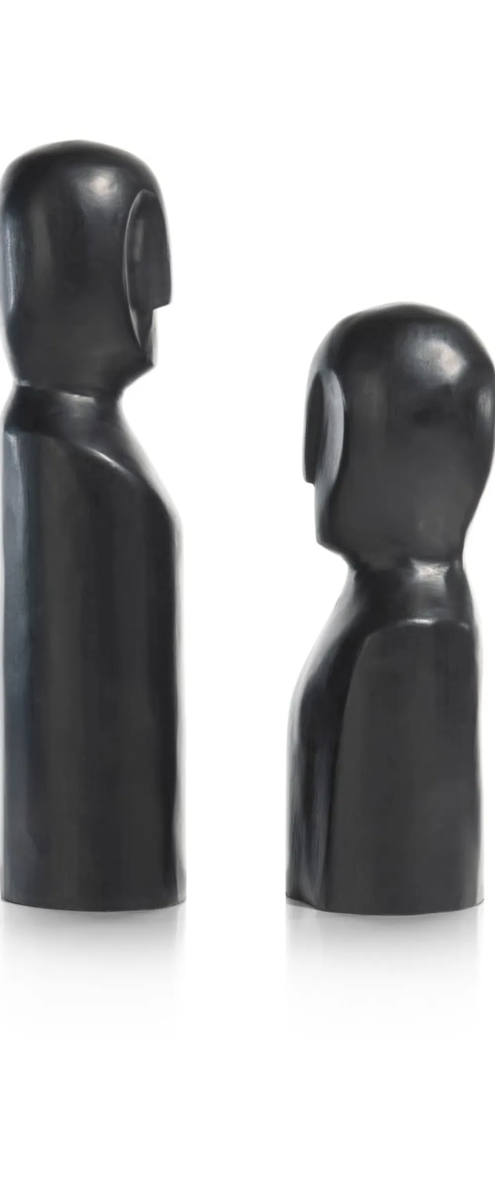 COCOmaison Beelden>Iggy beeld H41cm - Zwart