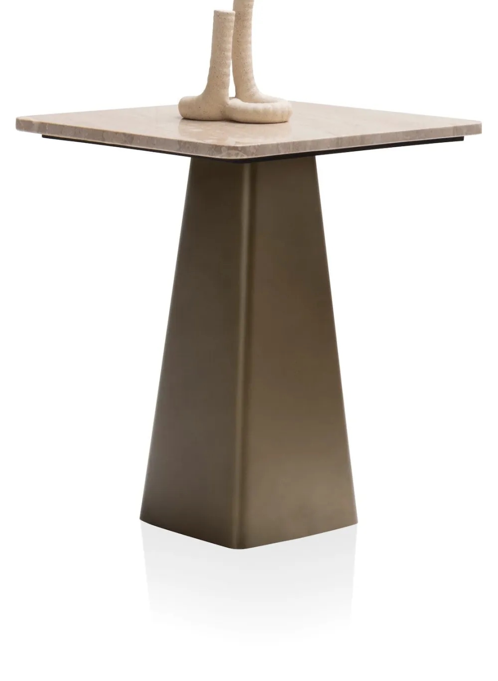COCOmaison Bijzettafels>Issy bijzettafel H54cm - Cremekleurig