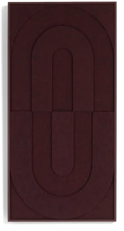 COCOmaison Schilderijen>Jace schilderij 48x96cm - Bordeaux