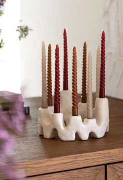 COCOmaison Kandelaars En Kaarsenhouders>Jet kandelaar H14,5cm - Wit