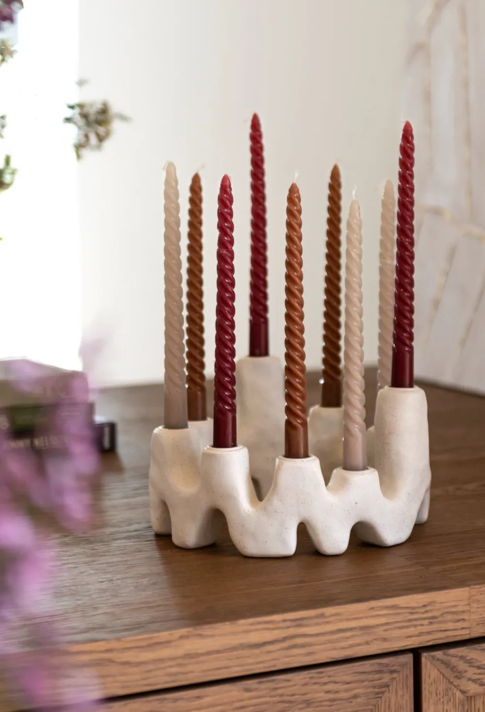 COCOmaison Kandelaars En Kaarsenhouders>Jet kandelaar H14,5cm - Wit