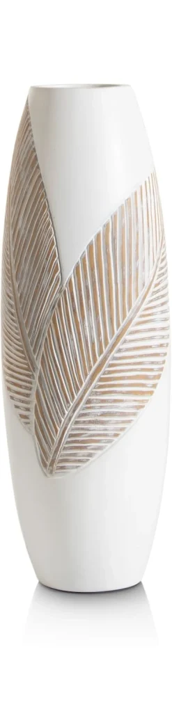 COCOmaison Vazen>Jolie vaas H45cm - Wit