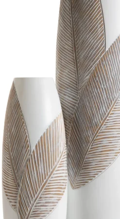 COCOmaison Vazen>Jolie vaas H45cm - Wit