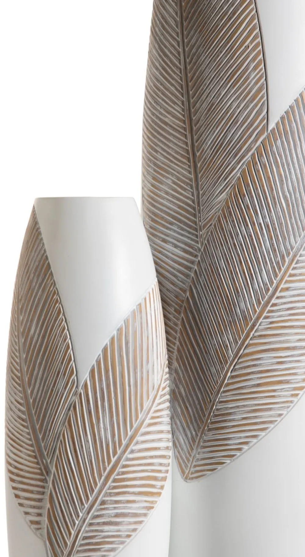 COCOmaison Vazen>Jolie vaas H45cm - Wit