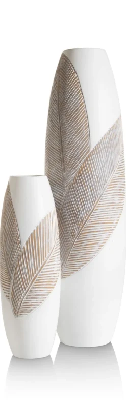 COCOmaison Vazen>Jolie vaas H78cm - Wit