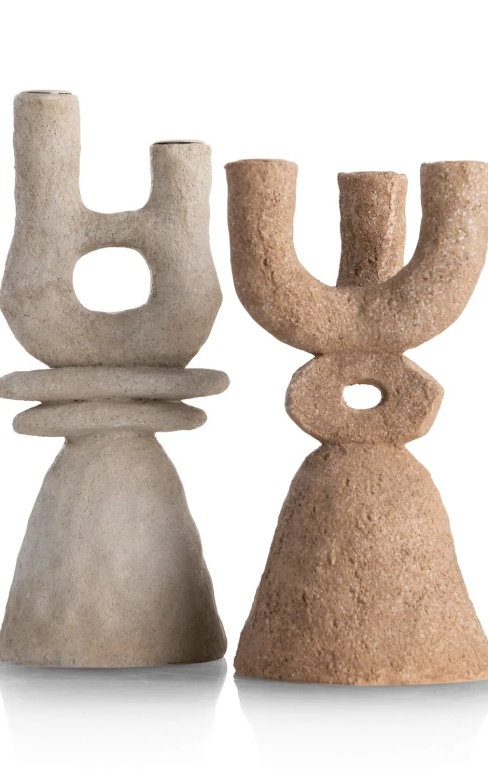COCOmaison Kandelaars En Kaarsenhouders>June kandelaar H27cm - Bruin