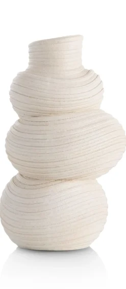 COCOmaison Vazen>Juul vaas H36,6cm - Cremekleurig