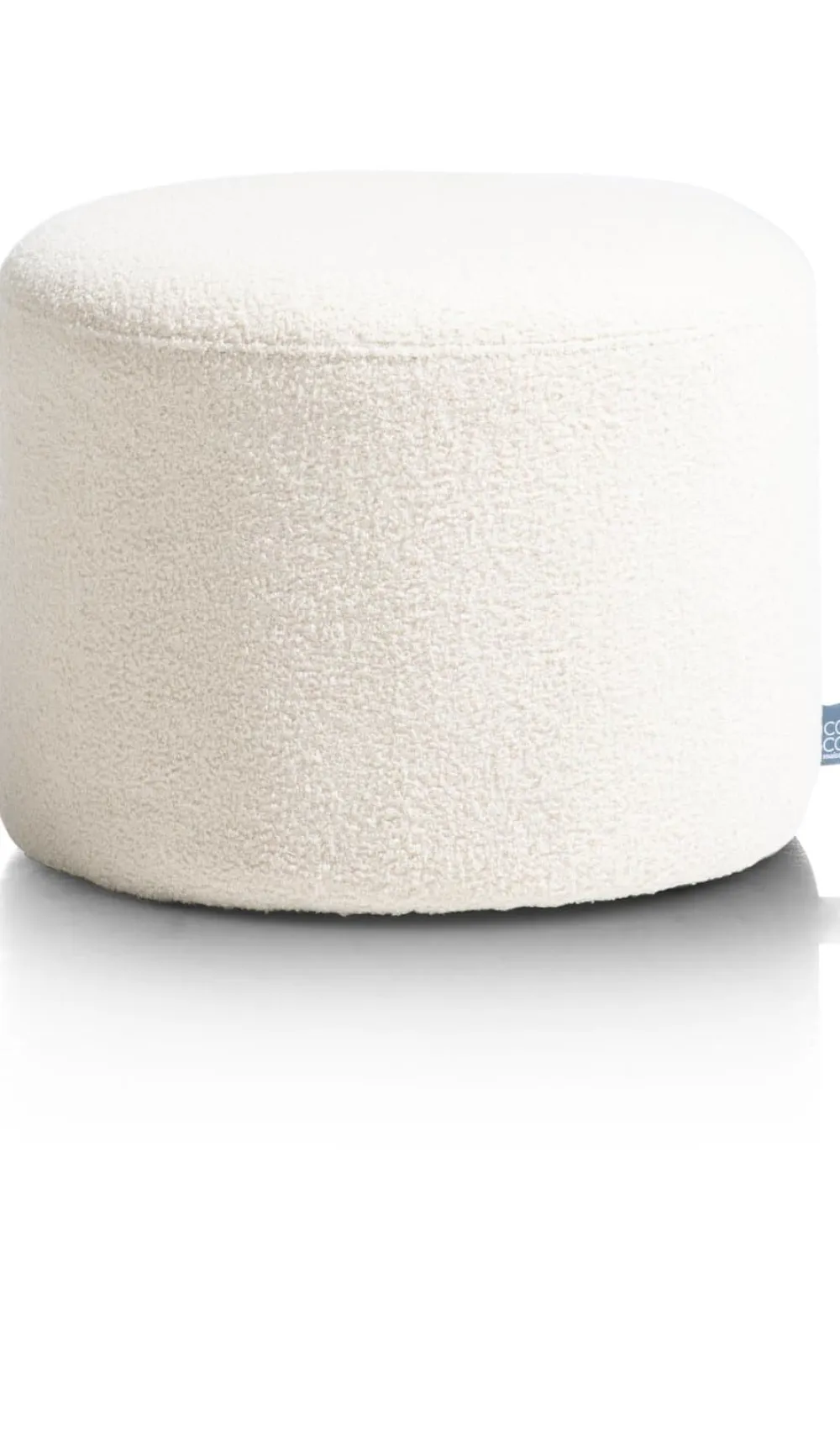 COCOmaison Poefs En Krukken>Kay poef H35cm - Cremekleurig