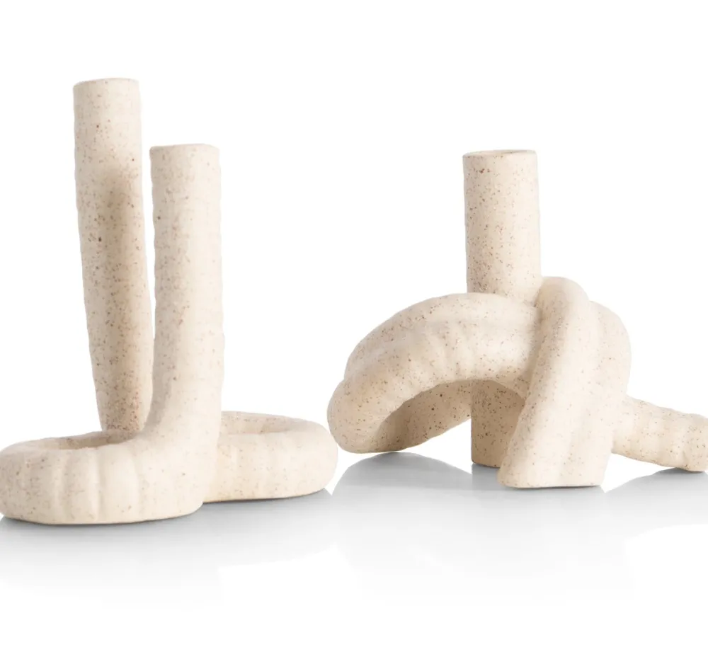 COCOmaison Vazen>Kiki vaas H13,5cm - Beige