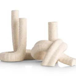 COCOmaison Vazen>Kiki vaas H13,5cm - Beige
