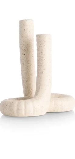 COCOmaison Vazen>Kiki vaas H17cm - Beige