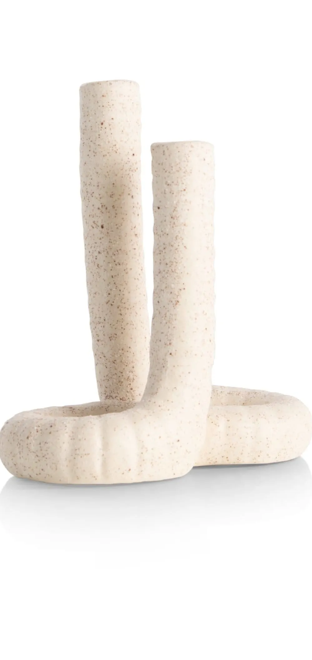COCOmaison Vazen>Kiki vaas H17cm - Beige