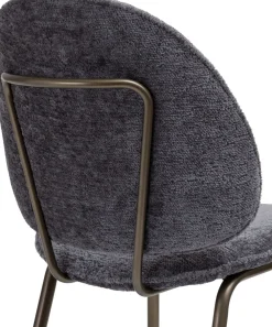 COCOmaison Eetkamer- En Barstoelen>Kjel eetkamerstoel - champagne frame - Antraciet