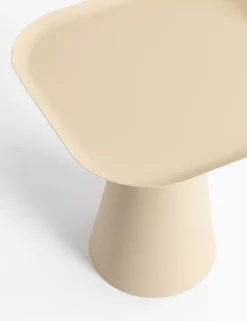 COCOmaison Bijzettafels>Leah bijzettafel H46cm - Cremekleurig