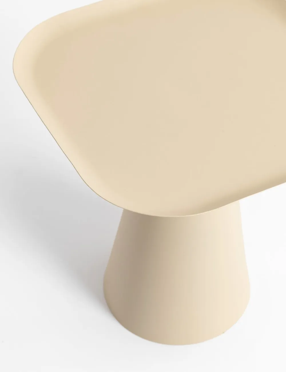 COCOmaison Bijzettafels>Leah bijzettafel H46cm - Cremekleurig