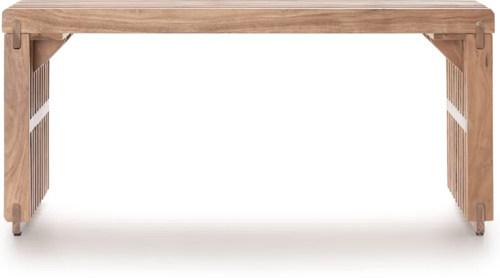 COCOmaison Poefs En Krukken>Lino bankje 96cm - Bruin