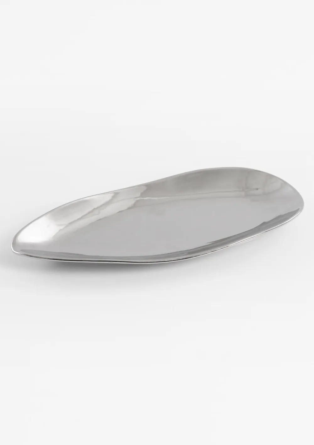 COCOmaison Tafelaccessoires>Lisette schaal 21x47cm - Zilver