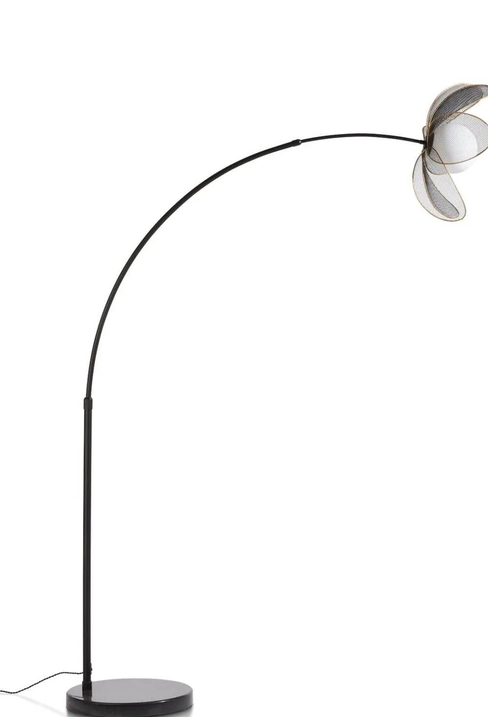 COCOmaison Vloerlampen>Magnolia vloerlamp H185cm 1*E14 - Zwart