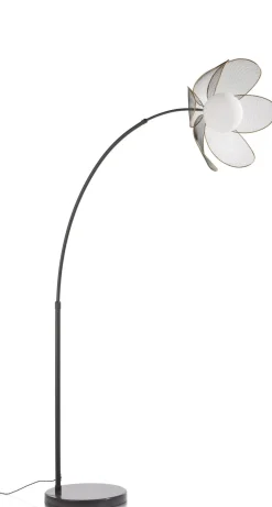 COCOmaison Vloerlampen>Magnolia vloerlamp H185cm 1*E14 - Zwart