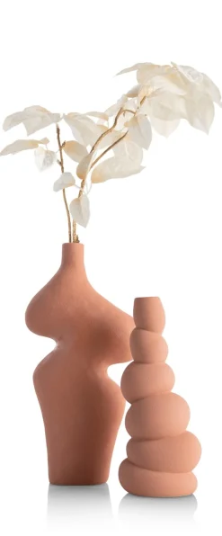 COCOmaison Vazen>Maria vaas H30,5cm - Terracotta